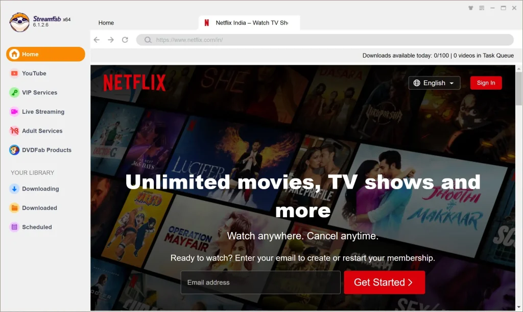 StreamFab Netflix Downloader Crack