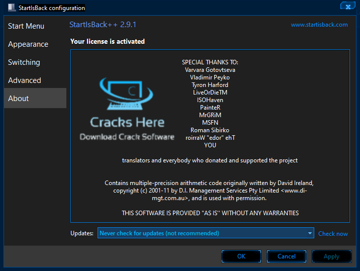 StartIsBack-License-Key-2025