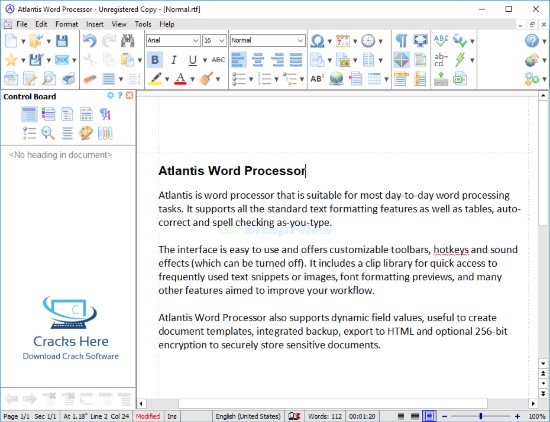 Atlantis Word Processor Free Seamless Writing