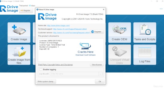 R-Drive Image Free Premium Registration