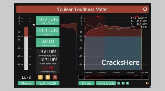 Youlean Loudness Meter Pro Version-Track Loudness in Real-time